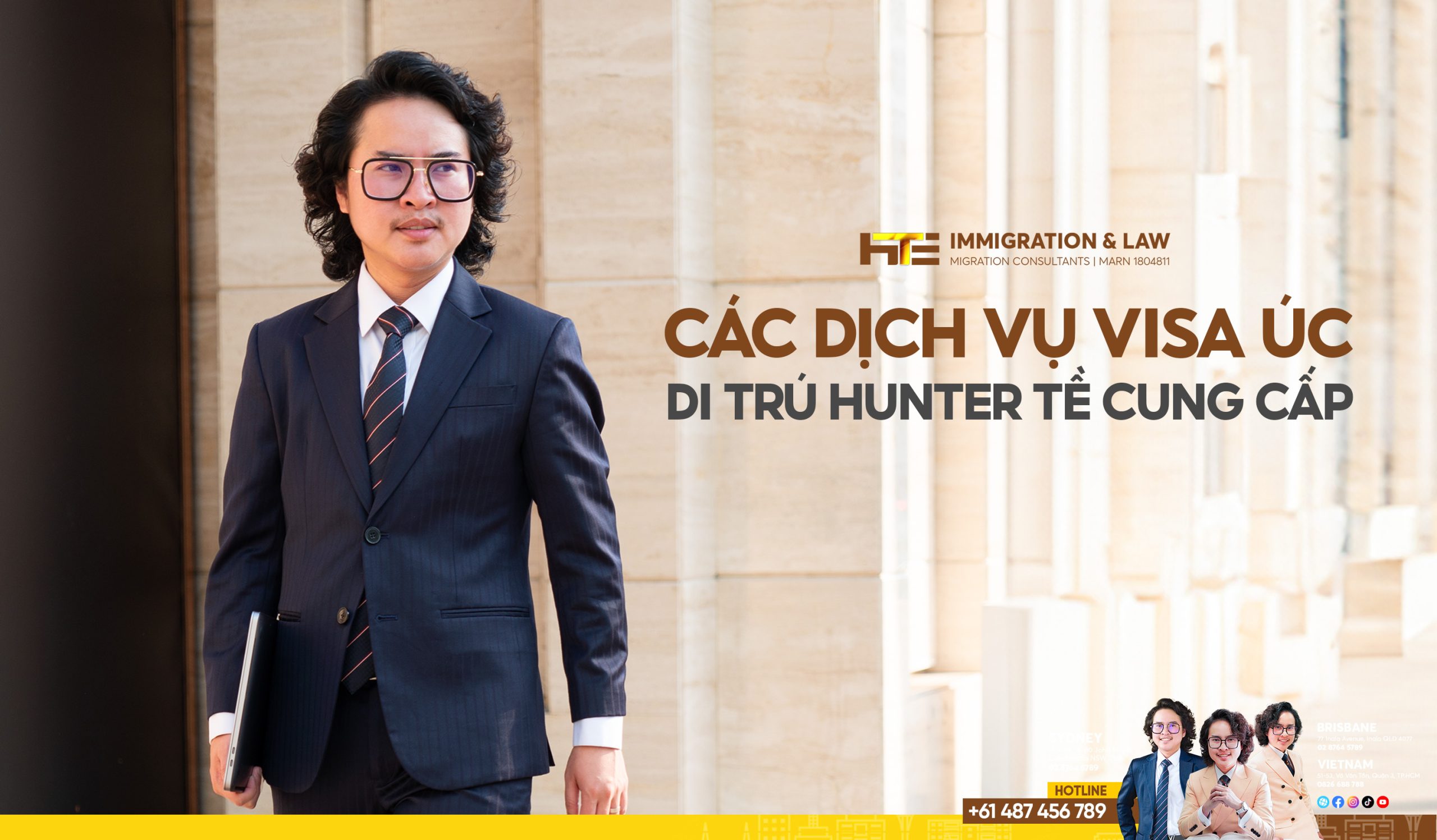 Các dịch vụ visa Úc của Di Trú Hunter Tề