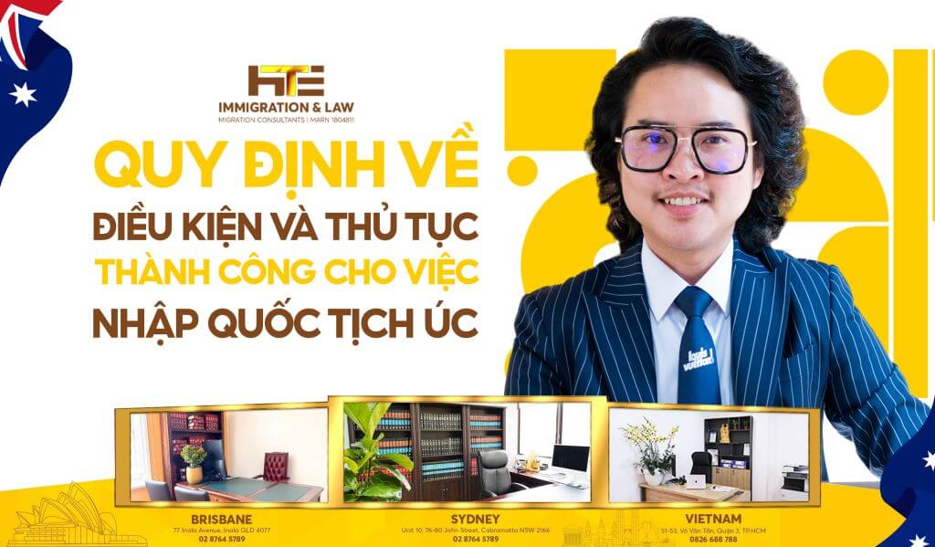 Điều kiện và thủ tục nhập quốc tịch úc