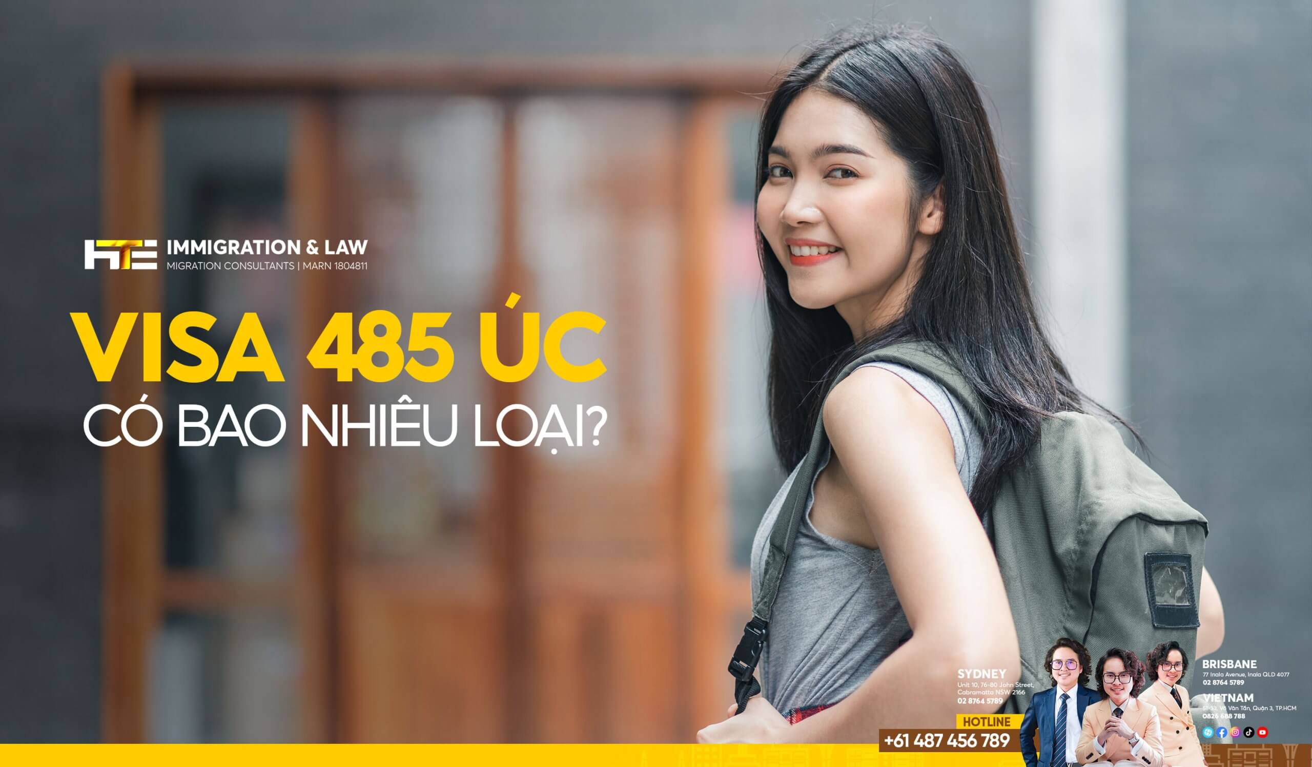 các loại visa 485 úc