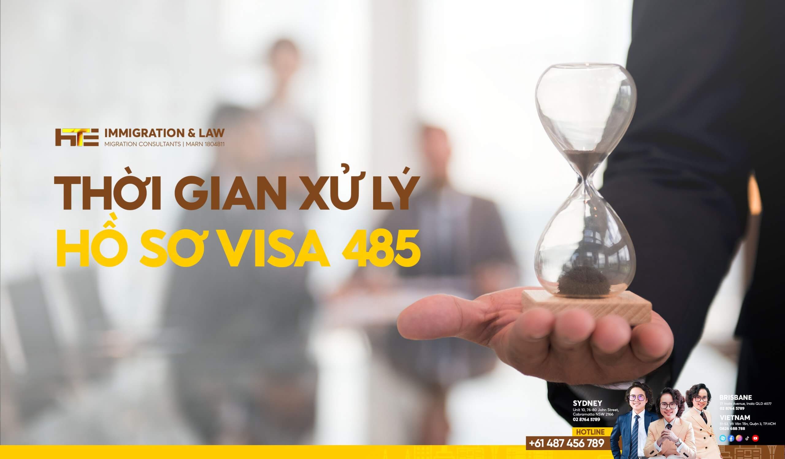 thời gian xử lý visa 485 úc