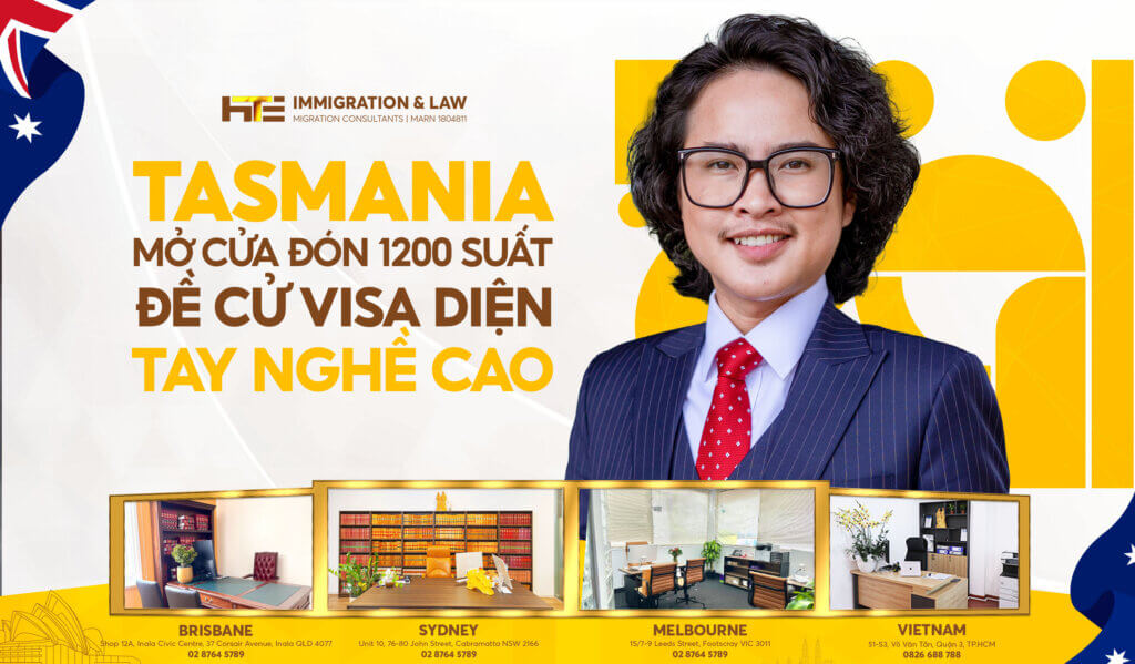 dot moi visa tay nghe uc tai tasmania