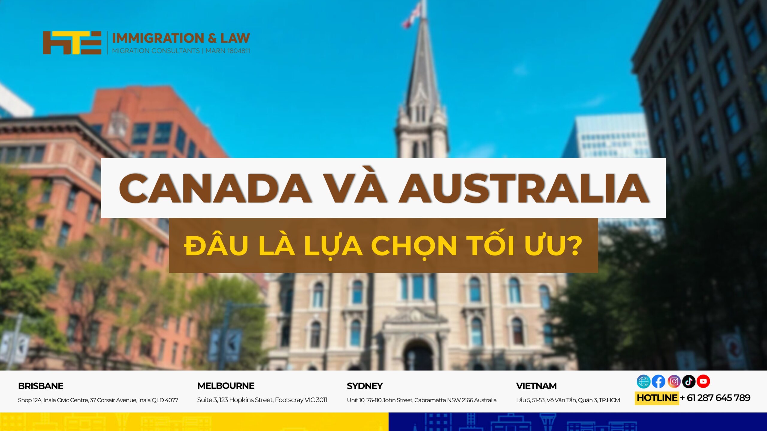 Canada va Australia: dau la lua chon toi uu