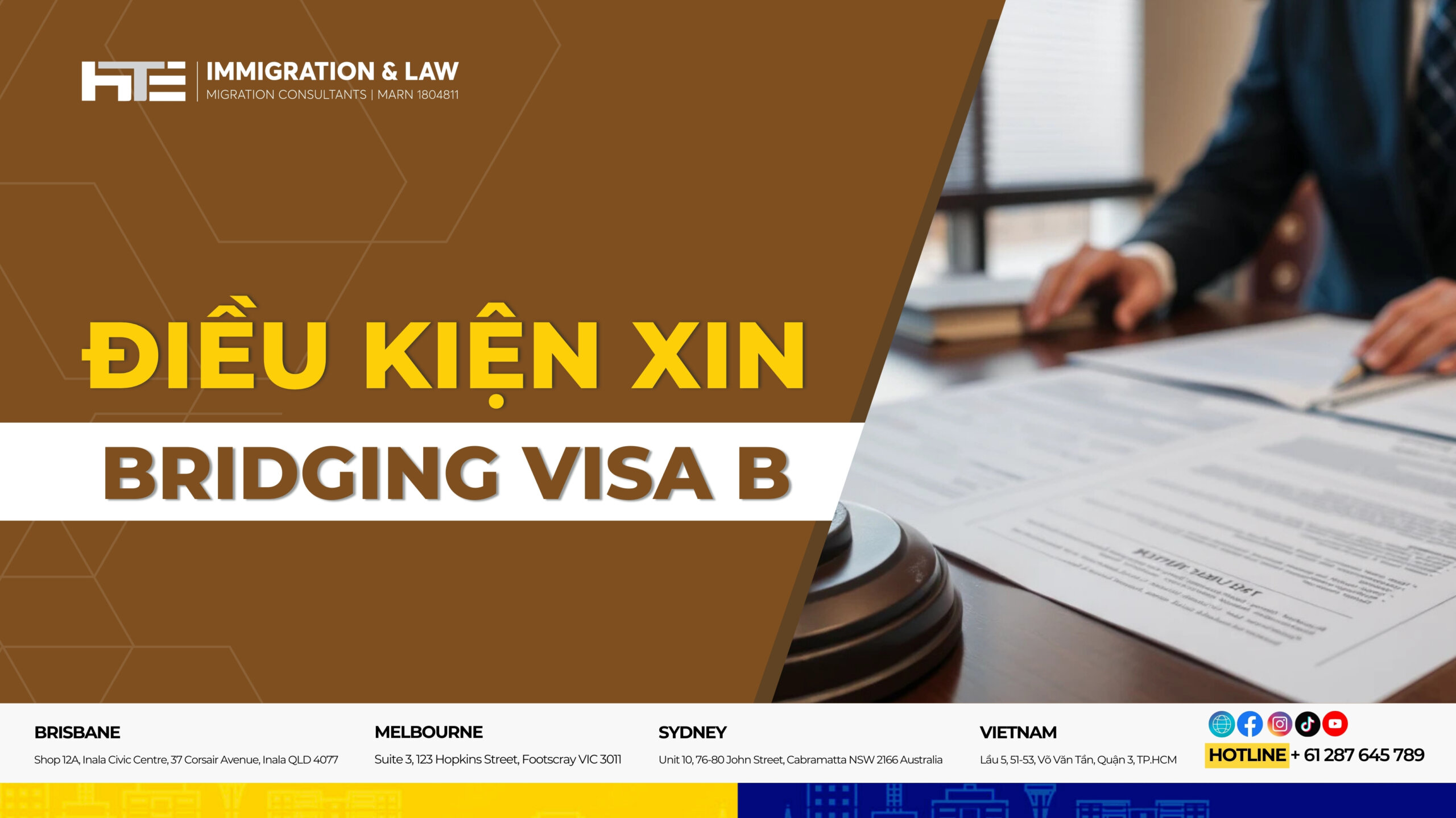 Dieu kien xin Bridging Visa B