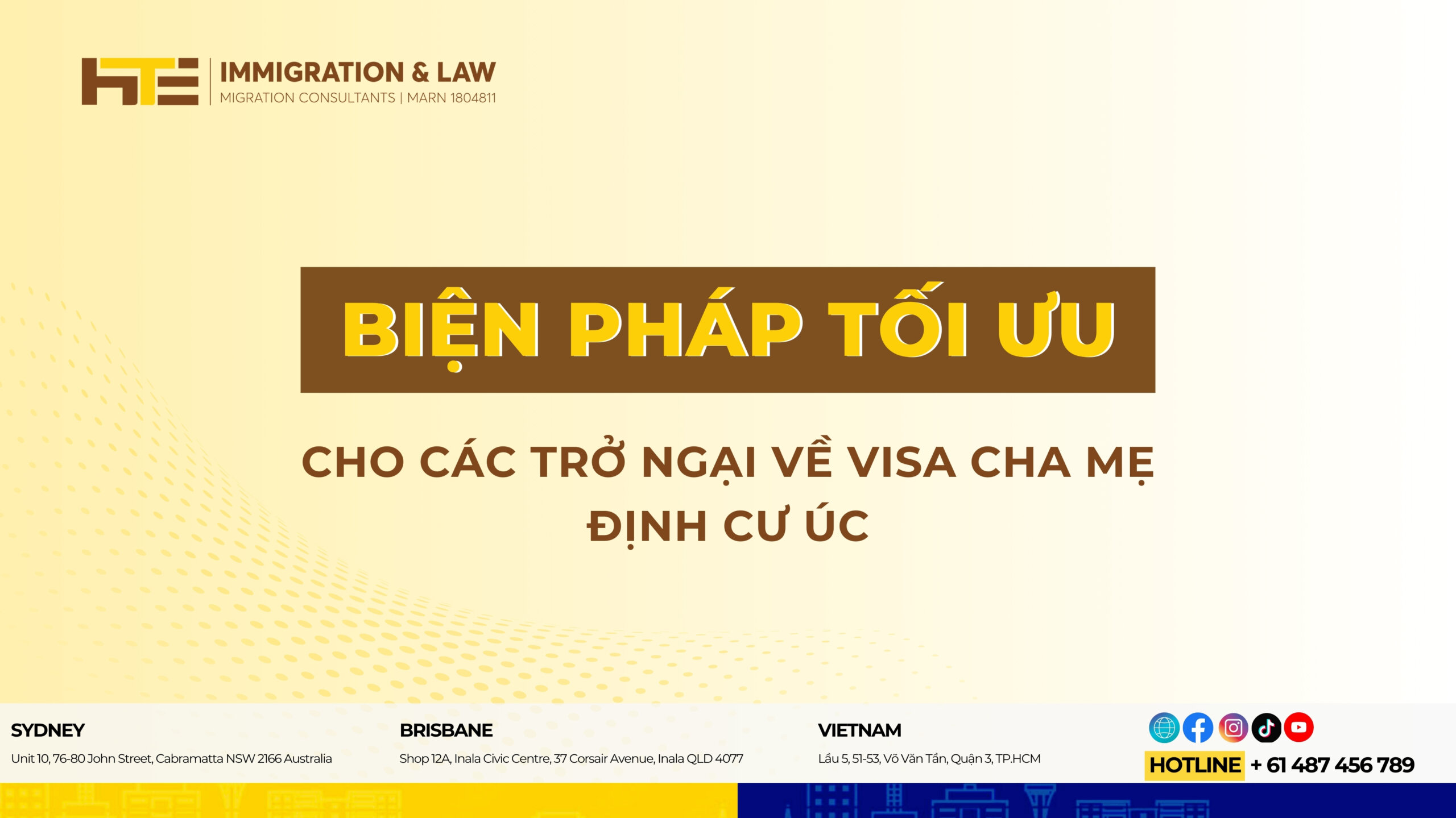 Bien phap toi uu cho cac tro ngai ve visa cha me dinh cu uc