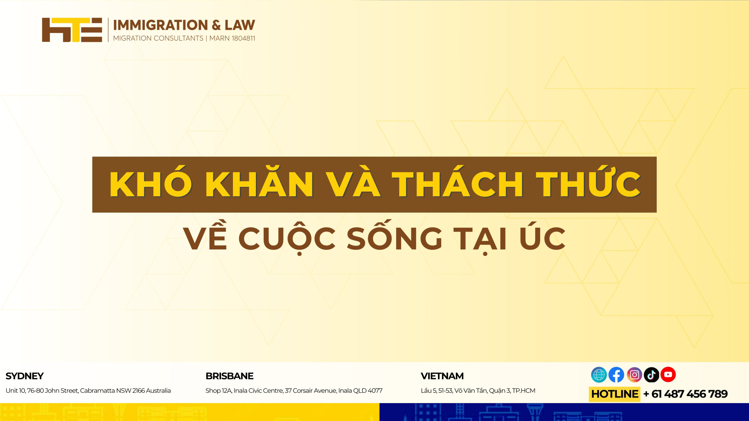 Kho khan va thach thuc ve cuoc song tai uc