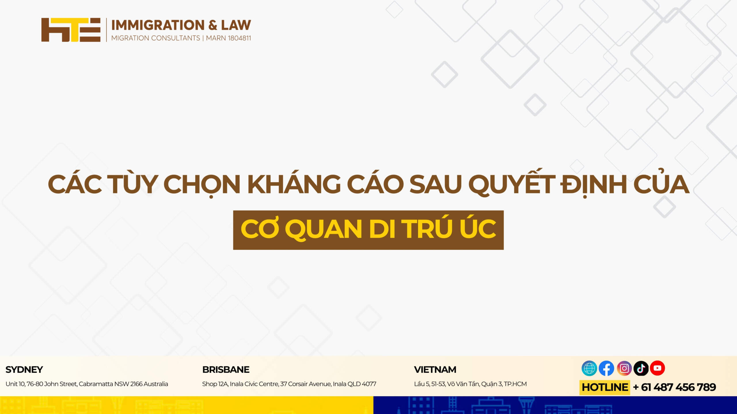 CAC TUY CHON KHANG CAO SAU QUYET DINH CUA CO QUAN DI TRU UC