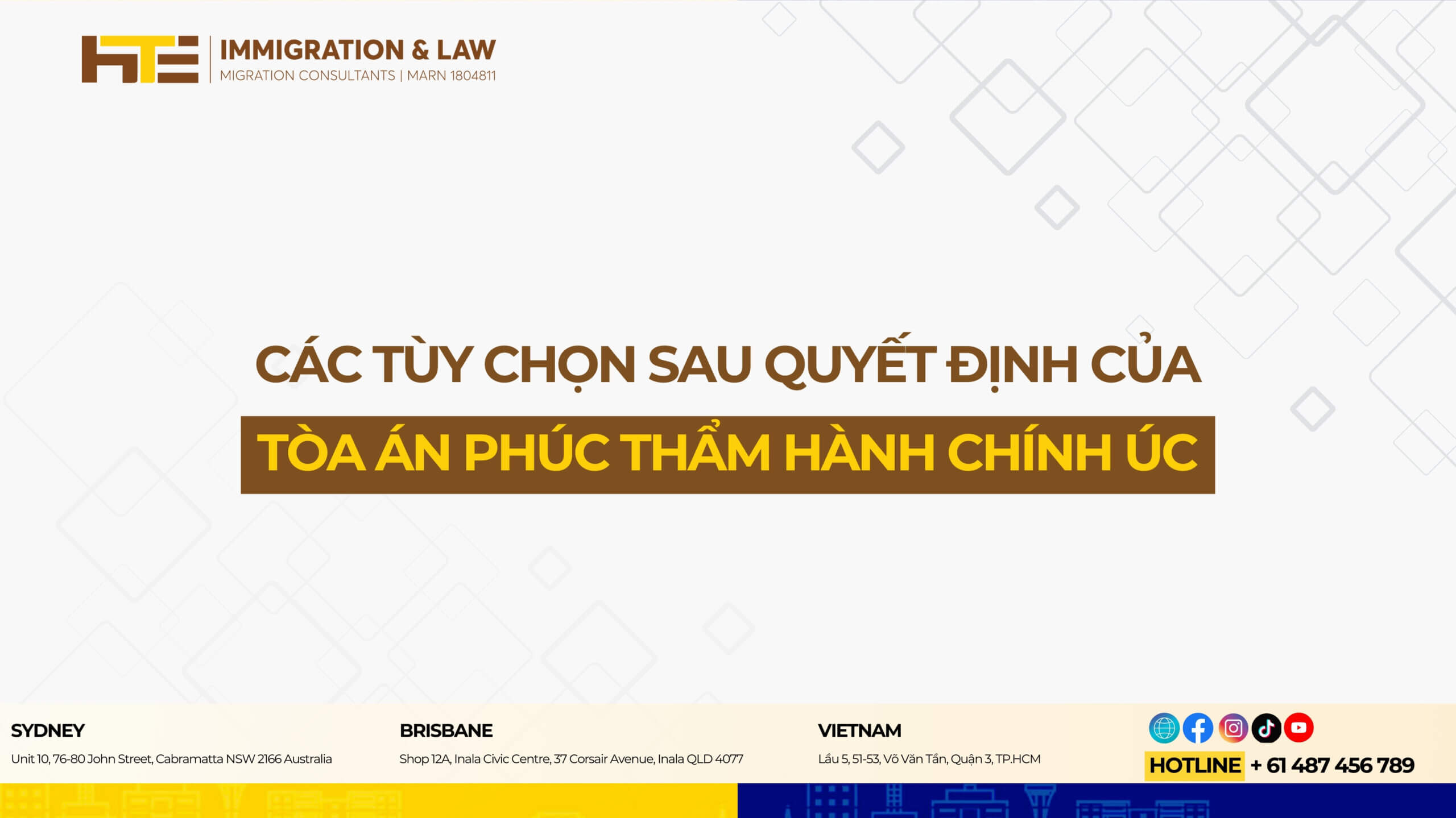 CAC TUY CHON SAU QUYET DINH CUA TOA AN PHUC THAM HANH CHINH UC