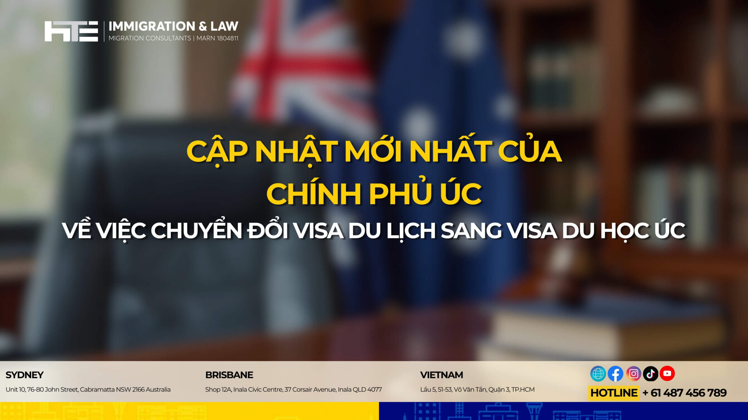 Cập nhật mới nhất của chính phủ Úc về việc chuyển đổi visa 600 sang 500