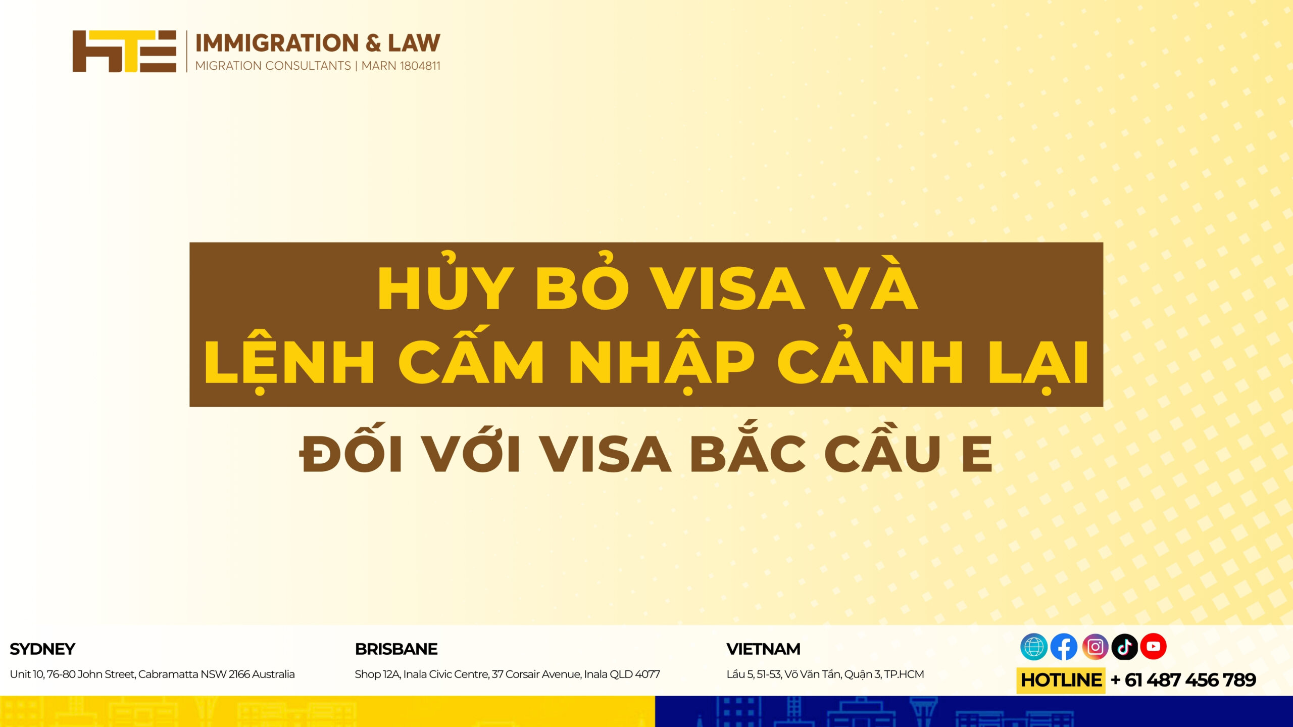 Huy Bo Visa Va Lenh Cam Nhap Canh Lai Doi Voi Visa Bac Cau E