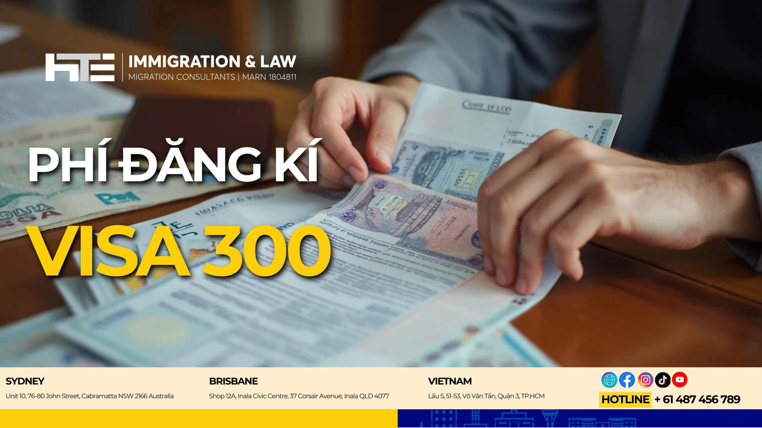 Phi dang ki Visa 300