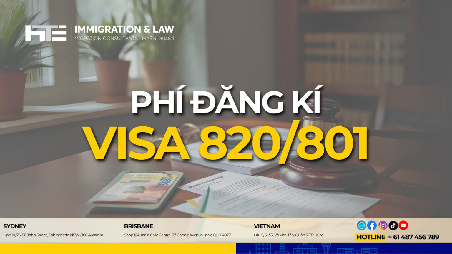 Phi dang ky visa 820/801 bao nhieu