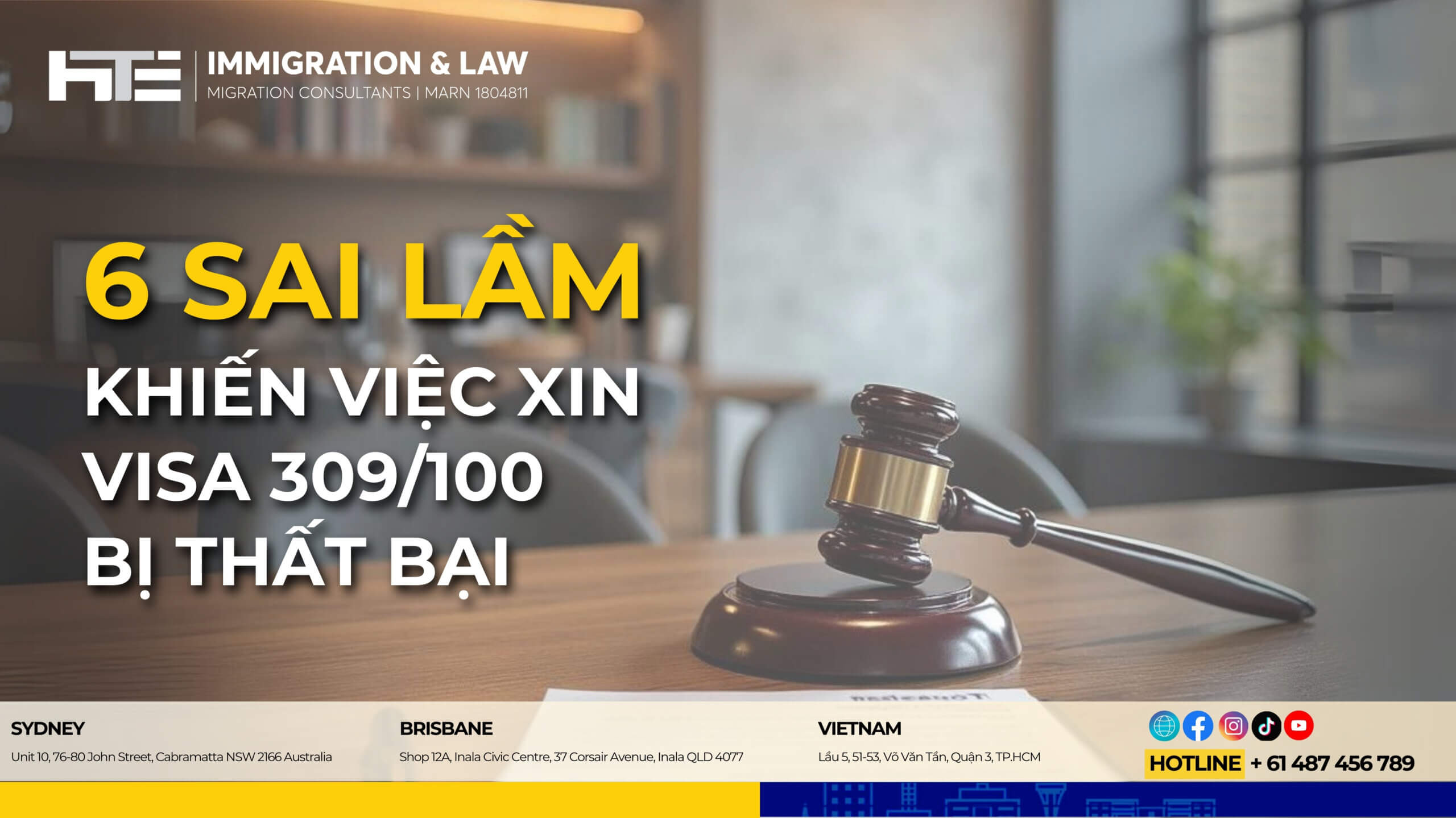 Sai lam khien viec xin Visa 309 bi that bai