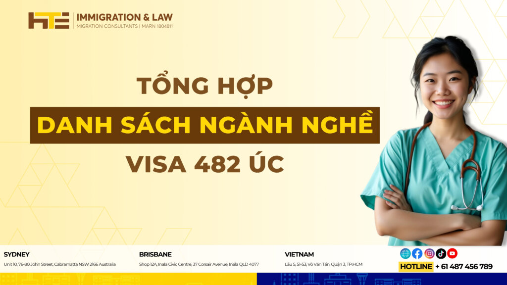 Tổng hợp danh sách ngành nghề Visa 482 Úc