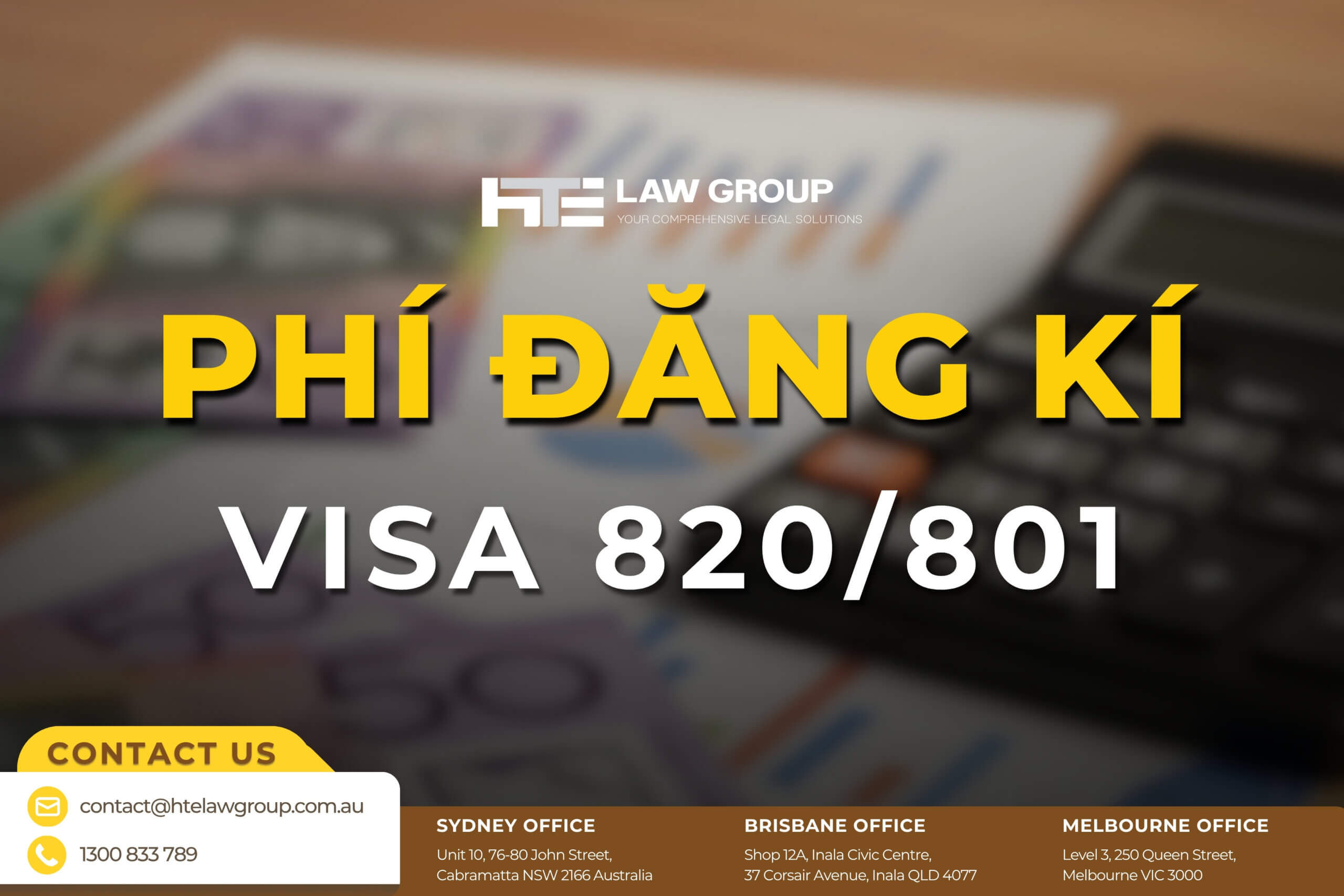 chi phí xin visa 820 úc